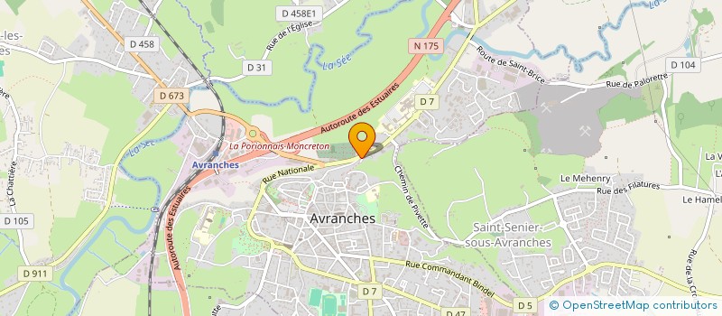 localisation de l'entreprise MONSIEUR FLORIAN LAVILLE  AVRANCHES