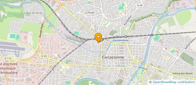 localisation de l'entreprise MONSIEUR FLORIAN LAVILLE à CARCASSONNE