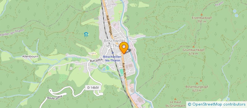 localisation de l'entreprise MONSIEUR FLORIAN LE BRAS  BITSCHWILLER-LES-THANN