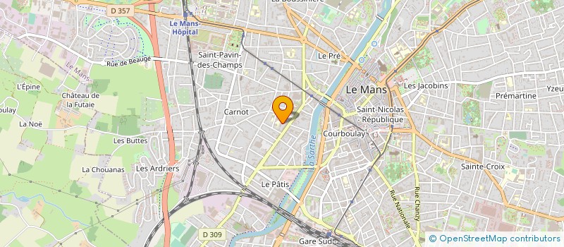 localisation de l'entreprise MONSIEUR FLORIAN LE COQ  LE MANS