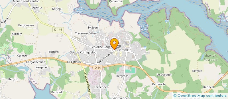 localisation de l'entreprise MONSIEUR FLORIAN LE COSSEC  COMBRIT