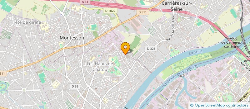 localisation de l'entreprise MONSIEUR FLORIAN LE DU  CHATOU