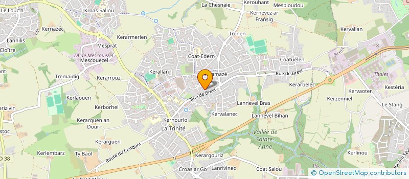 localisation de l'entreprise MONSIEUR FLORIAN LE LURON  PLOUZANE