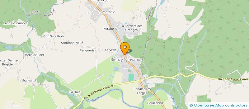 localisation de l'entreprise MONSIEUR FLORIAN LE MAGUER  PLUVIGNER