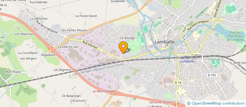 localisation de l'entreprise MONSIEUR FLORIAN LE MOUNIER  LAMBALLE-ARMOR