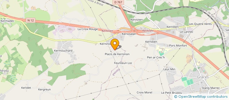 localisation de l'entreprise MONSIEUR FLORIAN LE SAINT  TREGLAMUS