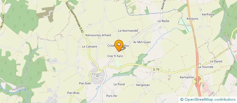 localisation de l'entreprise MONSIEUR FLORIAN LE VAY  YVIAS