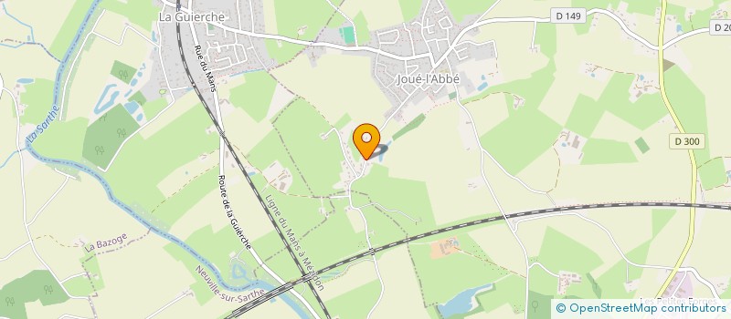 localisation de l'entreprise MONSIEUR FLORIAN LEBORGNE  JOUE-L'ABBE