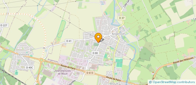 localisation de l'entreprise MONSIEUR FLORIAN LECACHEUR  ARGENCES