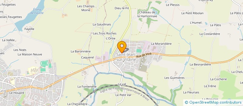 localisation de l'entreprise MONSIEUR FLORIAN LECHEVALLIER  SAINT-JEAN-SUR-VILAINE