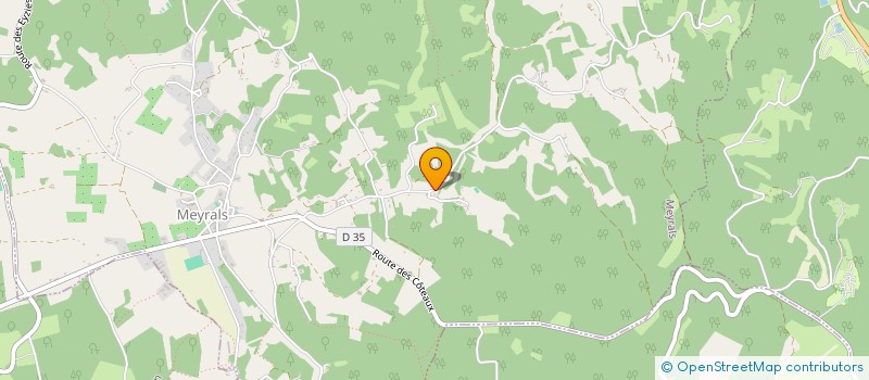 localisation de l'entreprise MONSIEUR FLORIAN LECLERC  MEYRALS