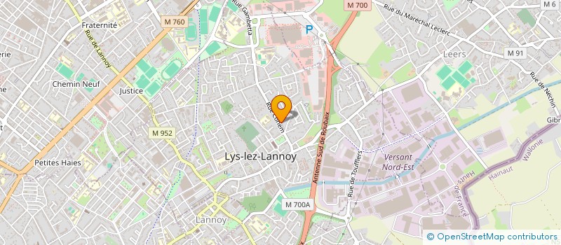 localisation de l'entreprise MONSIEUR FLORIAN LECLERCQ  LYS-LEZ-LANNOY