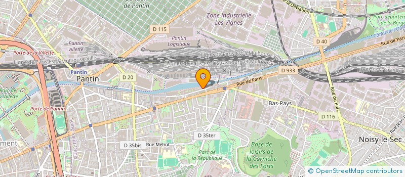 localisation de l'entreprise MONSIEUR FLORIAN LECOINTRE à PANTIN