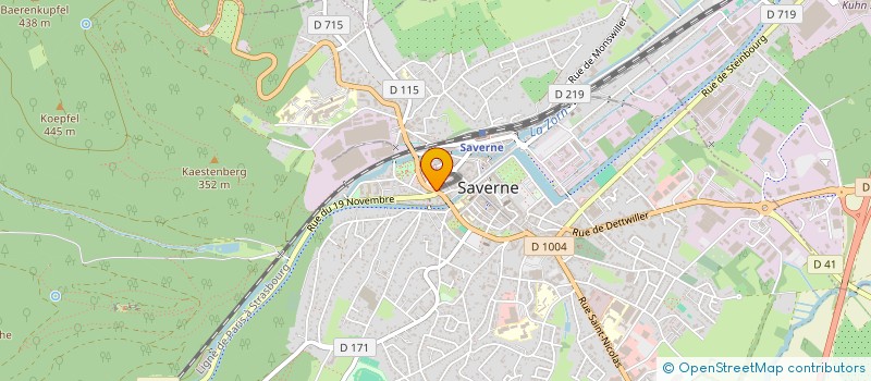 localisation de l'entreprise MONSIEUR FLORIAN LECOMTE  SAVERNE