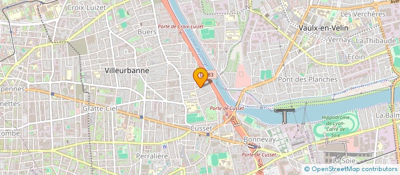 localisation de l'entreprise MONSIEUR FLORIAN LECOMTE  VILLEURBANNE