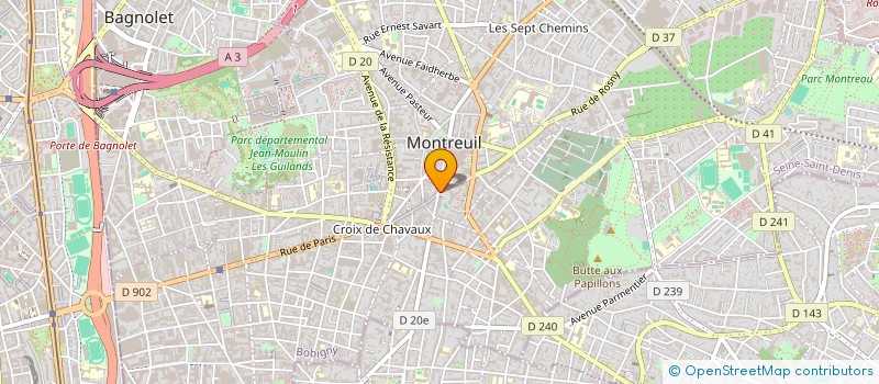 localisation de l'entreprise MONSIEUR FLORIAN LECONTE à MONTREUIL