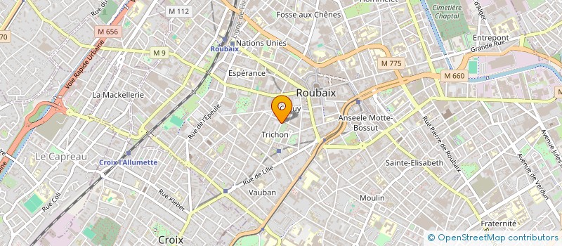 localisation de l'entreprise MONSIEUR FLORIAN LEDOUX  WATTRELOS