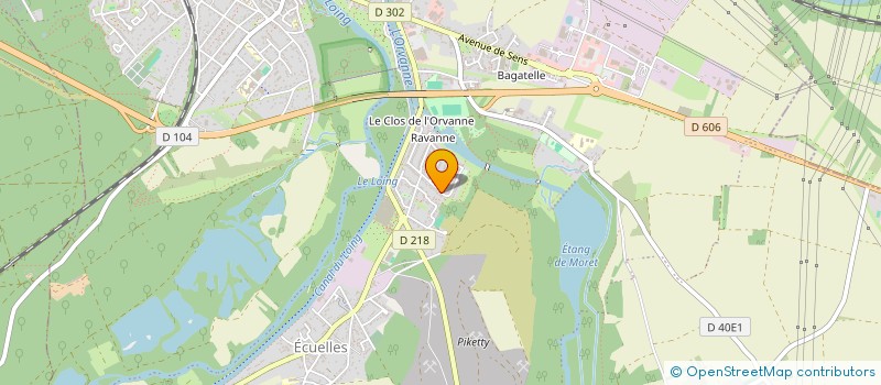 localisation de l'entreprise MONSIEUR FLORIAN LEDUC  MORET-LOING-ET-ORVANNE