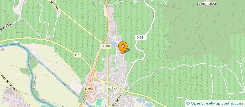 localisation de l'entreprise MONSIEUR FLORIAN LEFEBVRE  DIZY