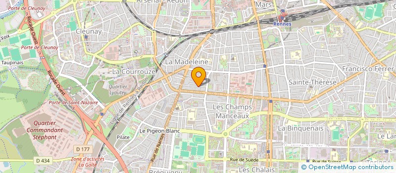 localisation de l'entreprise MONSIEUR FLORIAN LEGAULT à RENNES
