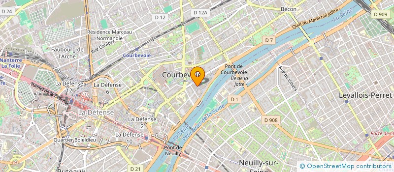 localisation de l'entreprise MONSIEUR FLORIAN LEHOUELLEUR à COURBEVOIE