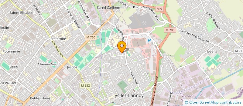 localisation de l'entreprise MONSIEUR FLORIAN LEJAL  LYS-LEZ-LANNOY