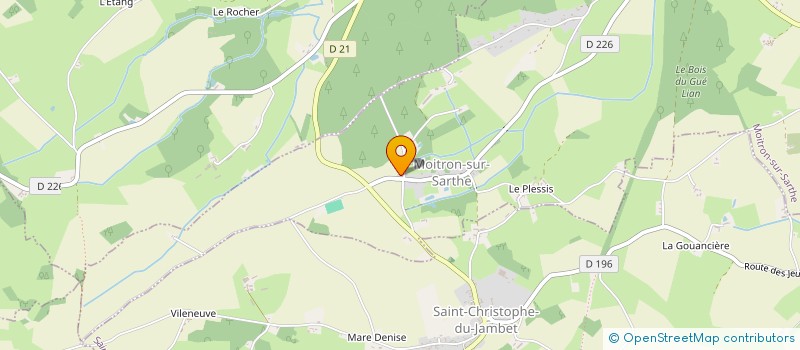 localisation de l'entreprise MONSIEUR FLORIAN LEJOLIVET  MOITRON-SUR-SARTHE