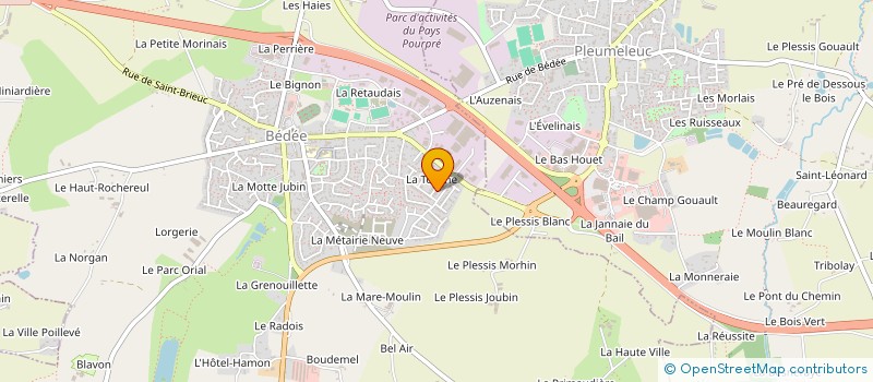 localisation de l'entreprise MONSIEUR FLORIAN LELOUTRE  BEDEE