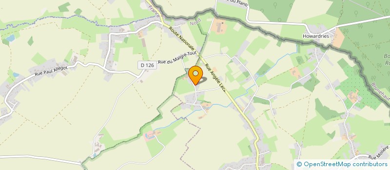 localisation de l'entreprise MONSIEUR FLORIAN LEMAIRE  RUMEGIES