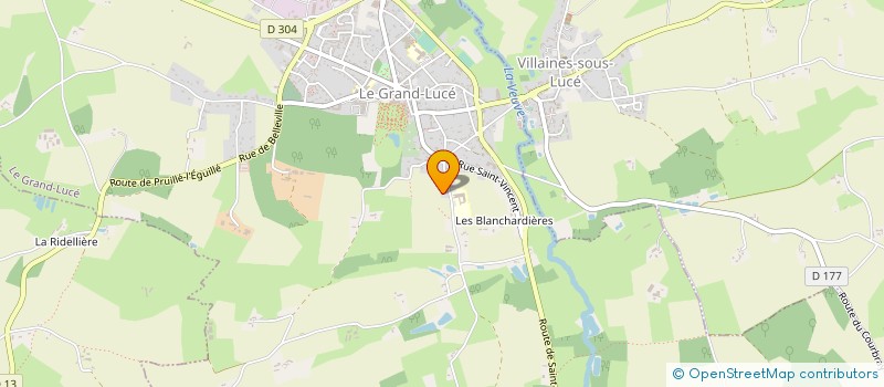 localisation de l'entreprise MONSIEUR FLORIAN LEMERCIER  LE GRAND-LUCE