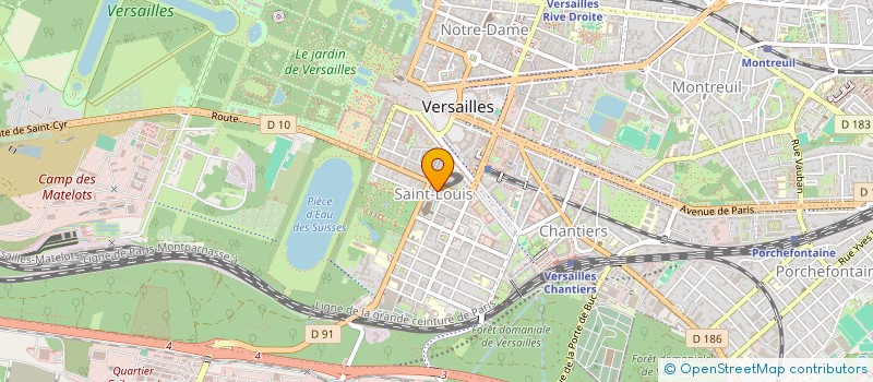 localisation de l'entreprise MONSIEUR FLORIAN LENGLET à VERSAILLES