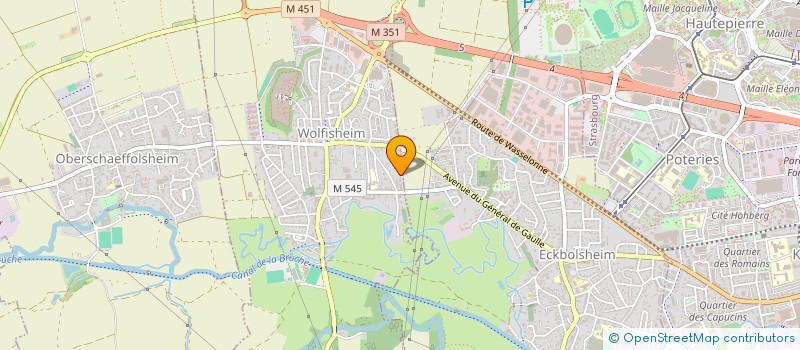 localisation de l'entreprise MONSIEUR FLORIAN LEOPOLD  WOLFISHEIM