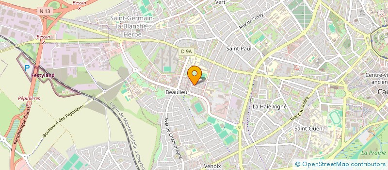 localisation de l'entreprise MONSIEUR FLORIAN LEROUX à CAEN