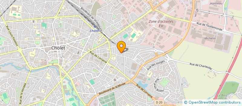localisation de l'entreprise MONSIEUR FLORIAN LEROY à CHOLET