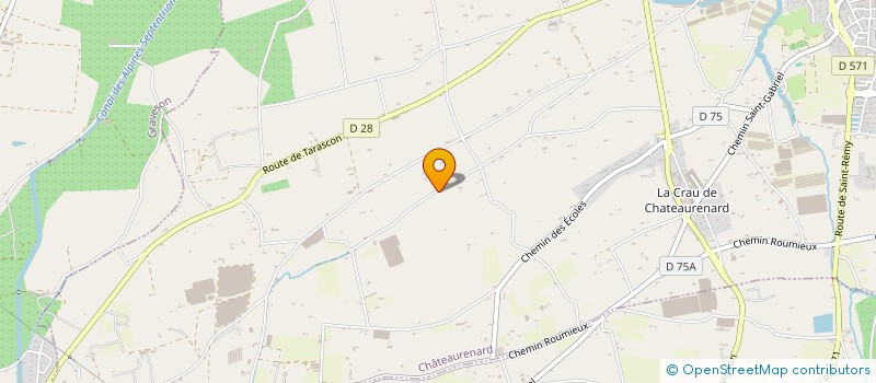 localisation de l'entreprise MONSIEUR FLORIAN LESPRIT  CHATEAURENARD