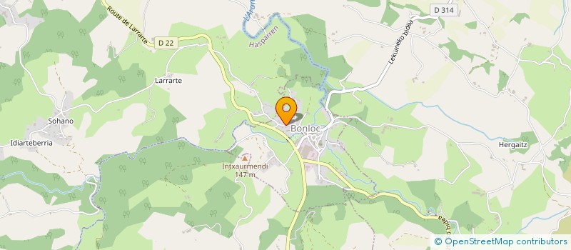 localisation de l'entreprise MONSIEUR FLORIAN LEVAUD  BONLOC