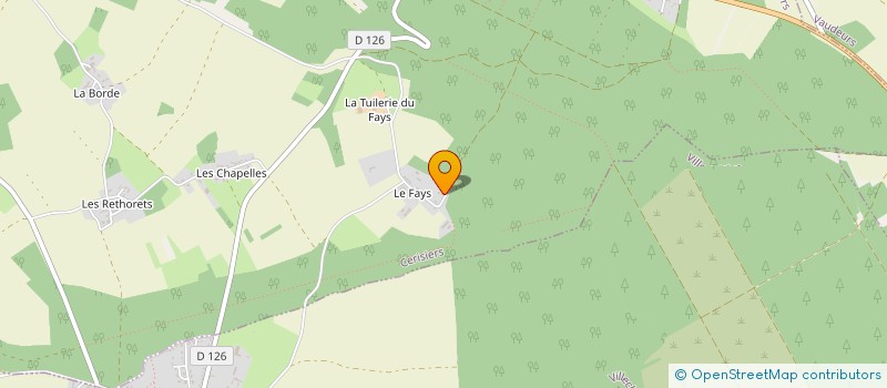 localisation de l'entreprise MONSIEUR FLORIAN LONJARRET  CERISIERS