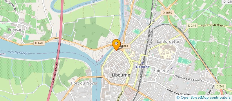 localisation de l'entreprise MONSIEUR FLORIAN LOPEZ  LIBOURNE