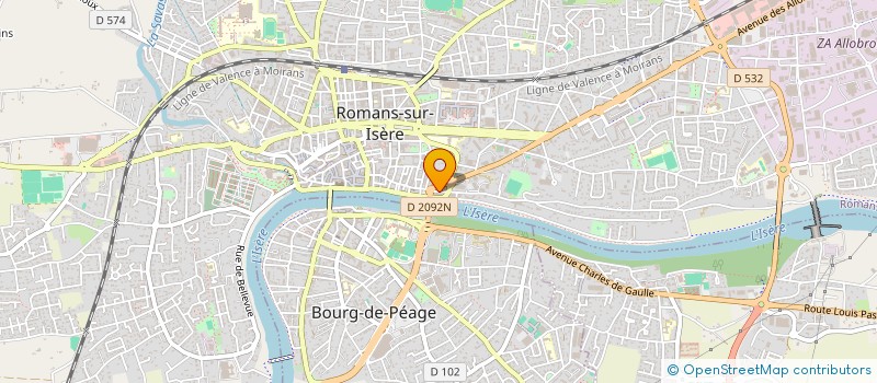 localisation de l'entreprise MONSIEUR FLORIAN LOVATIN  ROMANS-SUR-ISERE