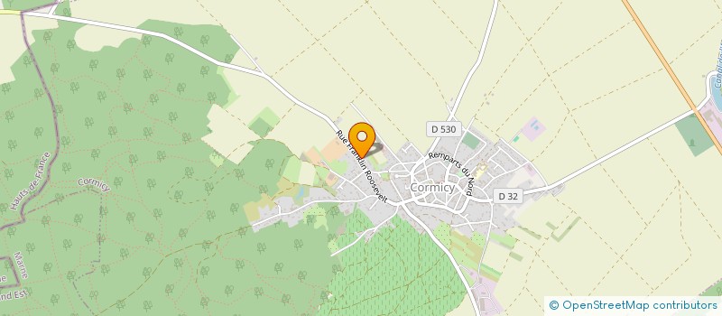 localisation de l'entreprise MONSIEUR FLORIAN LURETTE  CORMICY