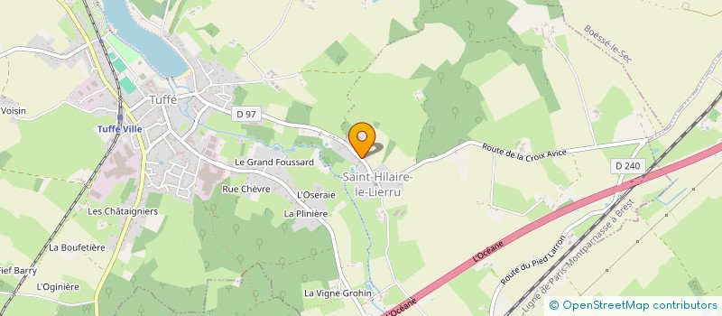 localisation de l'entreprise MONSIEUR FLORIAN LUSSEAU  TUFFE-VAL-DE-LA-CHERONNE