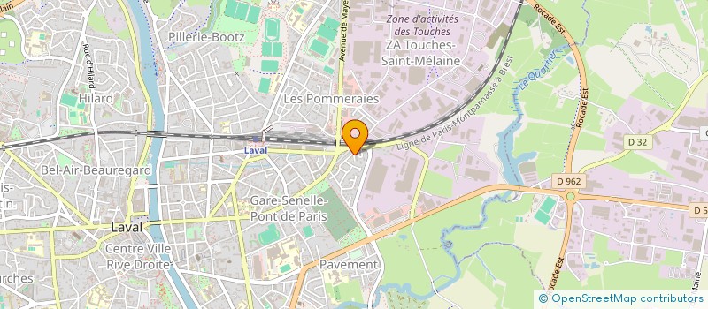 localisation de l'entreprise MONSIEUR FLORIAN MABILLE  LAVAL