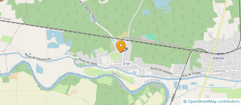 localisation de l'entreprise MONSIEUR FLORIAN MAGNIER  GIEVRES