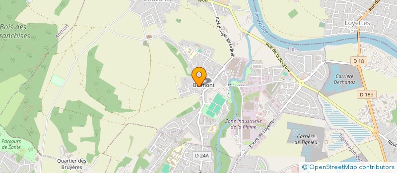 localisation de l'entreprise MONSIEUR FLORIAN MAGUIN  JONAGE