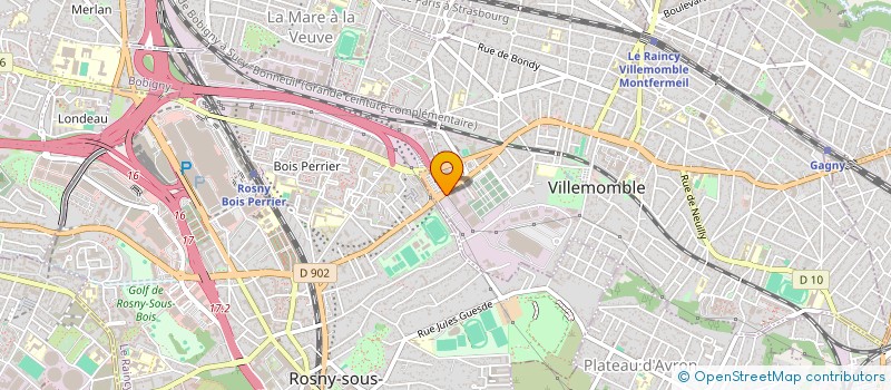 localisation de l'entreprise MONSIEUR FLORIAN MAILLARD à VILLEMOMBLE
