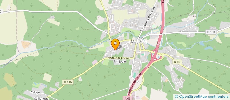 localisation de l'entreprise MONSIEUR FLORIAN MALAISE  MAGESCQ