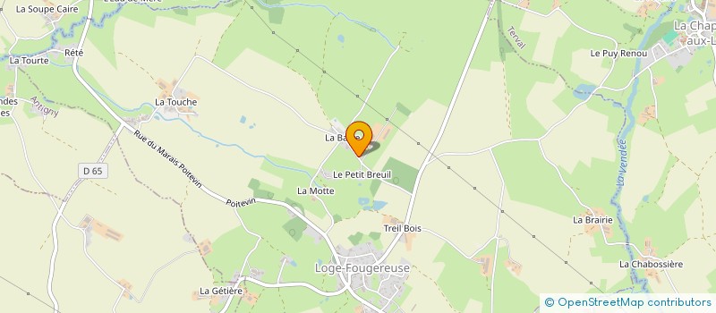 localisation de l'entreprise MONSIEUR FLORIAN MALLET  LOGE-FOUGEREUSE