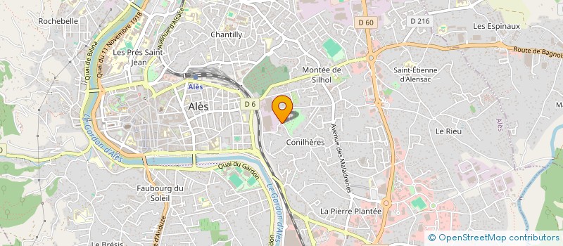 localisation de l'entreprise MONSIEUR FLORIAN MANETTA  ALES