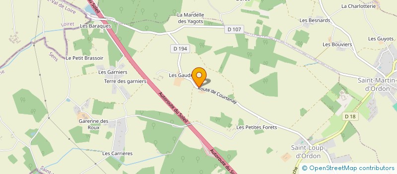 localisation de l'entreprise MONSIEUR FLORIAN MANGAU à LES BORDES
