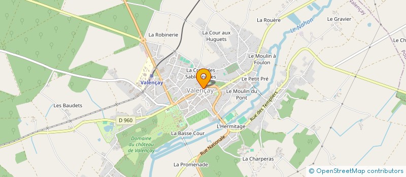 localisation de l'entreprise MONSIEUR FLORIAN MARBY  VALENCAY